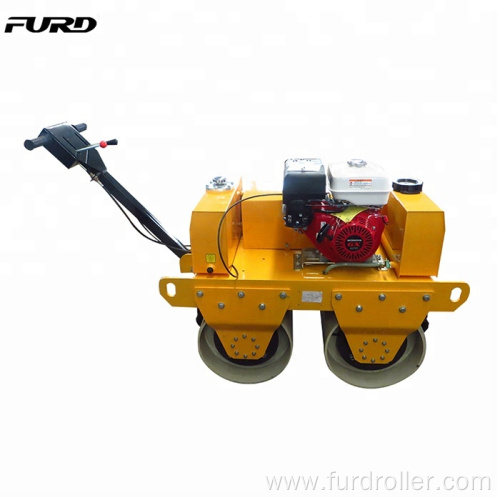 550kg double drum walk behind baby road roller